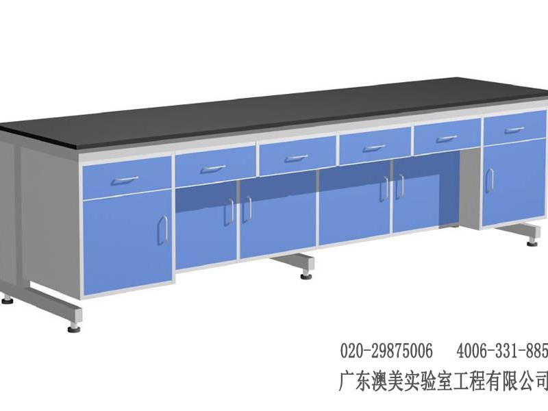 直销澳美实验室中央台 钢木实验中央台 钢木工作台 物理室/化学实验中央台 实验室家具厂家