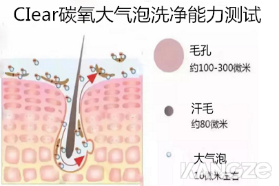 CIear碳氧大气泡洗净能力测试